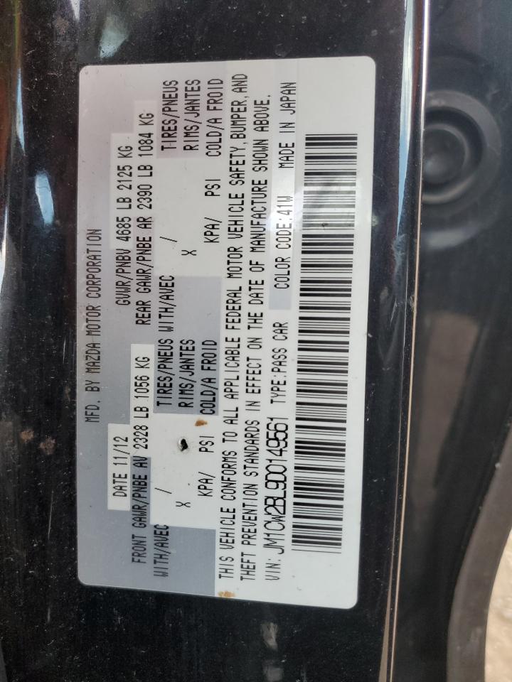 2013 Mazda 5 VIN: JM1CW2BL9D0149561 Lot: 82277695