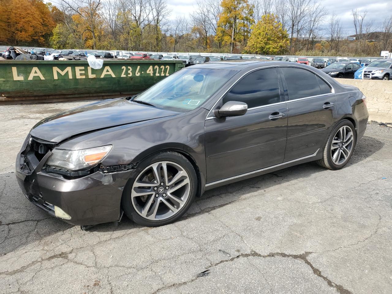 2009 ACURA RL GRAY VIN: JH4KB26679C000436
