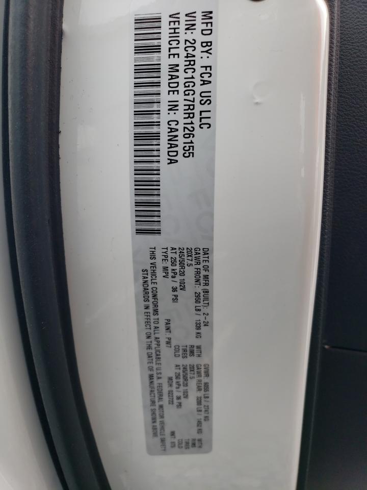 2024 Chrysler Pacifica Limited VIN: 2C4RC1GG7RR126155 Lot: 82720845