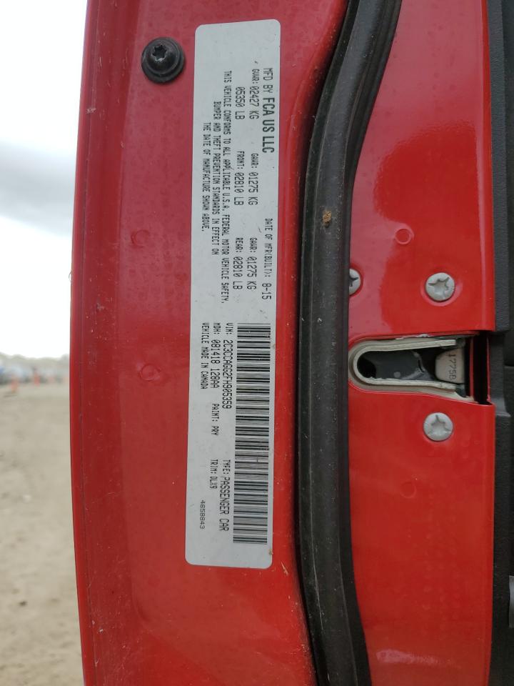 2015 Chrysler 300 S VIN: 2C3CCAGG2FH905359 Lot: 83798295