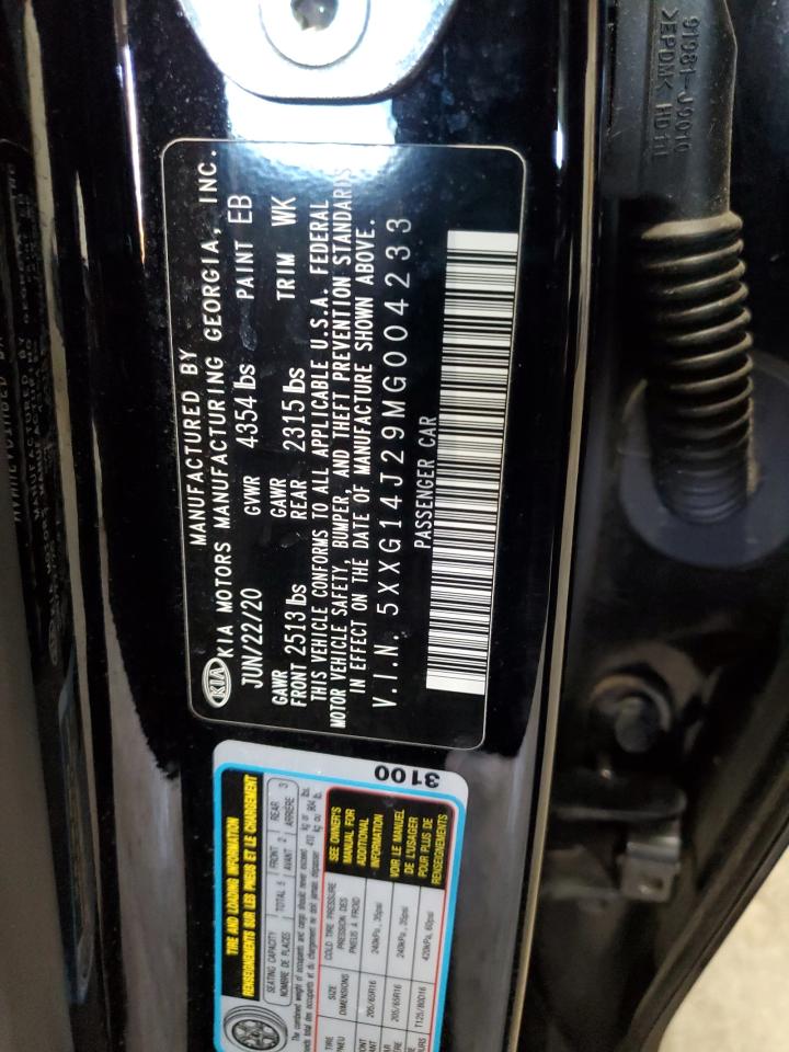 2021 Kia K5 Lxs VIN: 5XXG14J29MG004233 Lot: 91166855