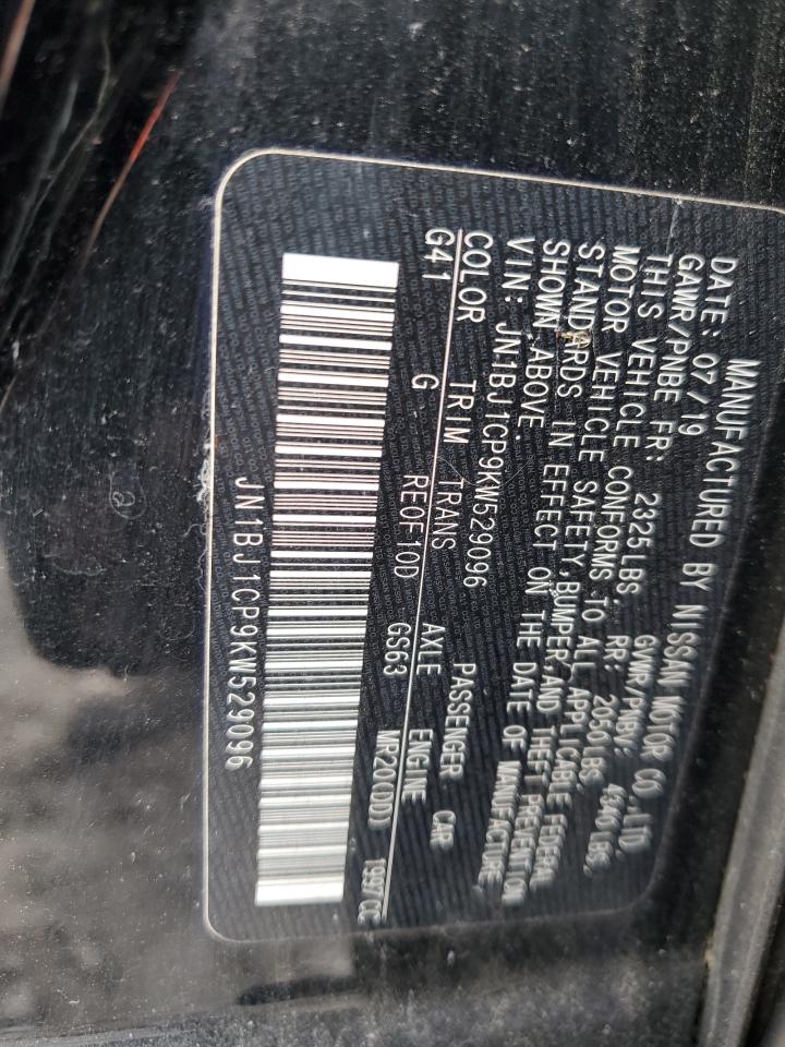 2019 Nissan Rogue Sport S VIN: JN1BJ1CP9KW529096 Lot: 85487805