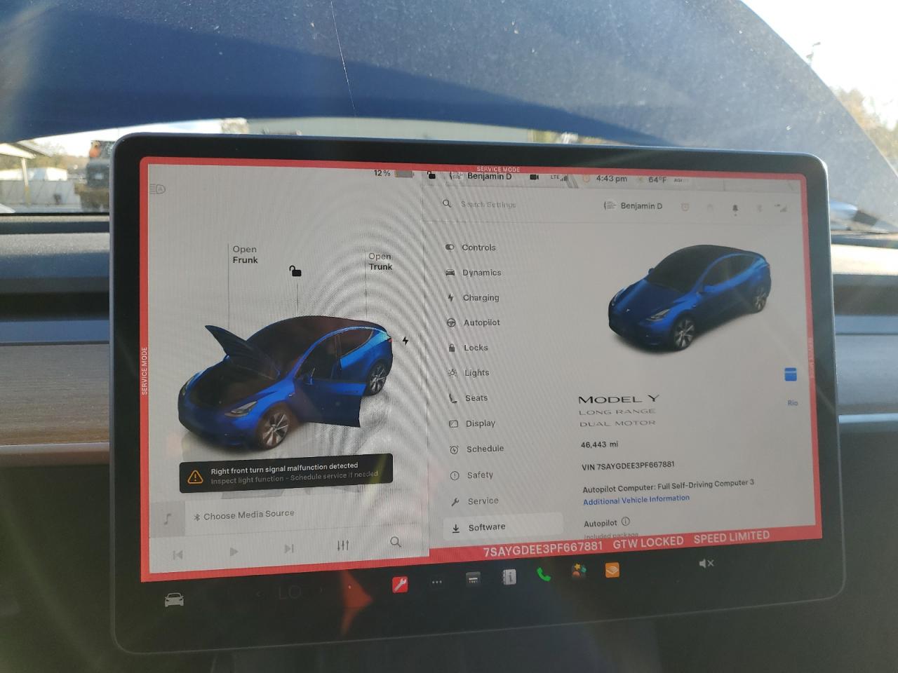 2023 Tesla Model Y VIN: 7SAYGDEE3PF667881 Lot: 82778805