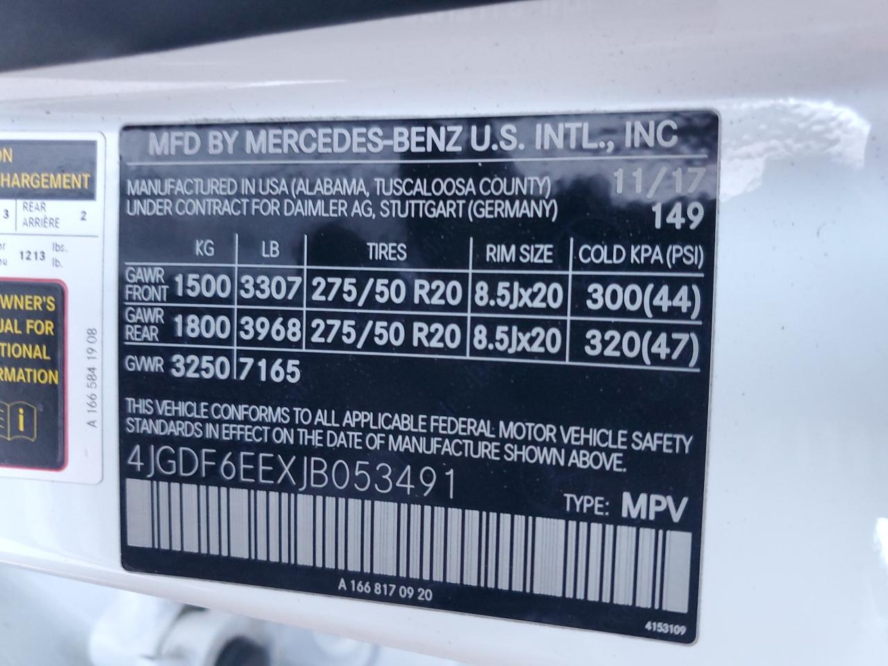 2018 Mercedes-Benz Gls 450 4Matic VIN: 4JGDF6EEXJB053491 Lot: 90701545