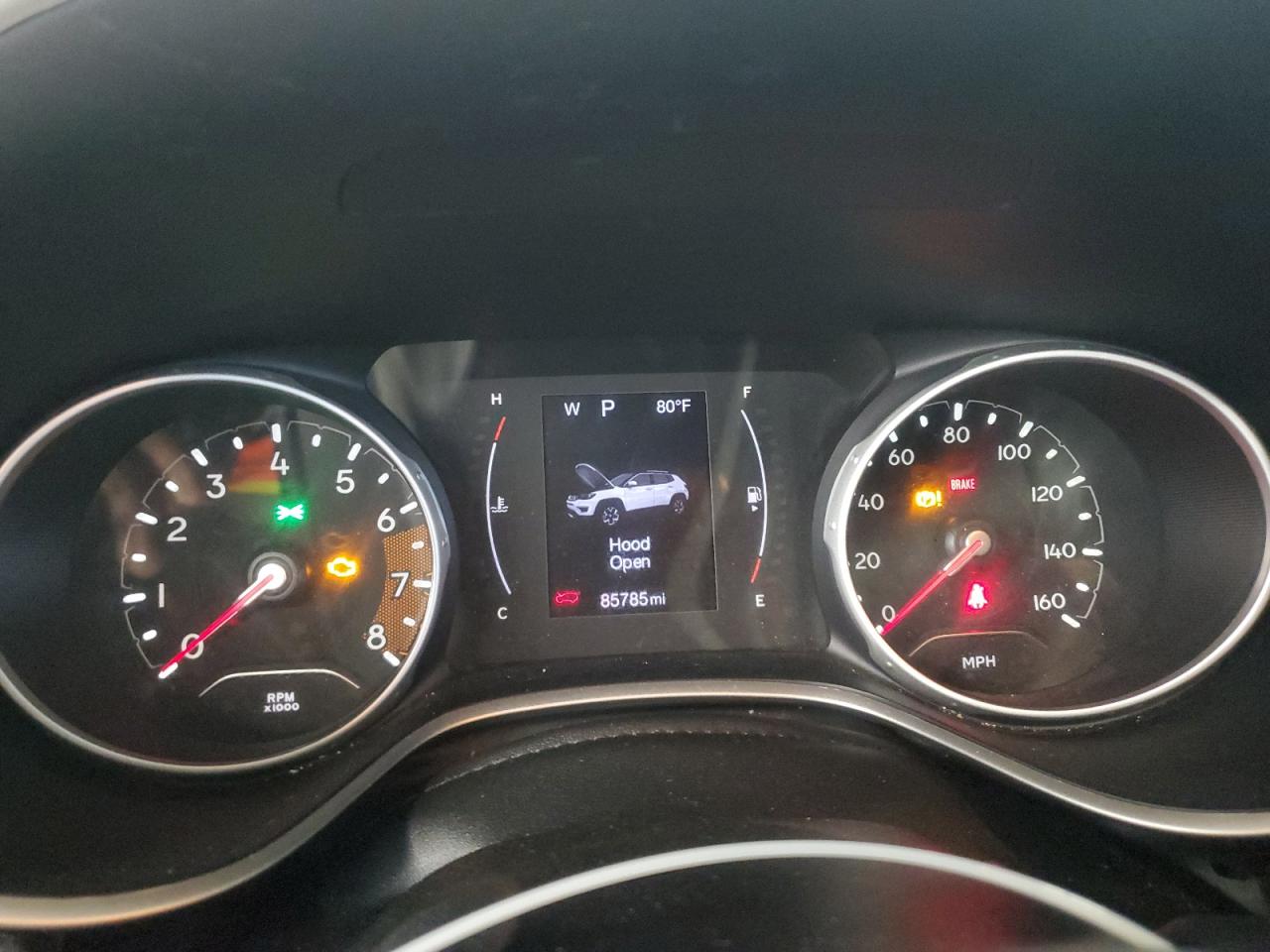 2021 Jeep Compass Sport VIN: 3C4NJDAB0MT551192 Lot: 80180895