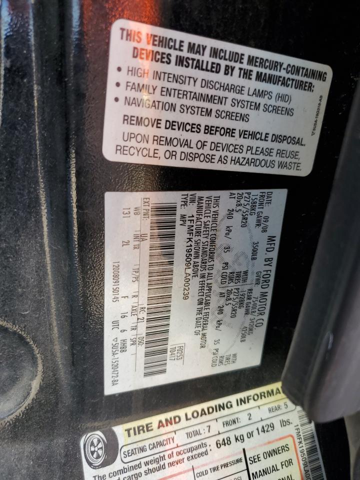 2009 Ford Expedition El Limited VIN: 1FMFK19509LA00239 Lot: 94111205