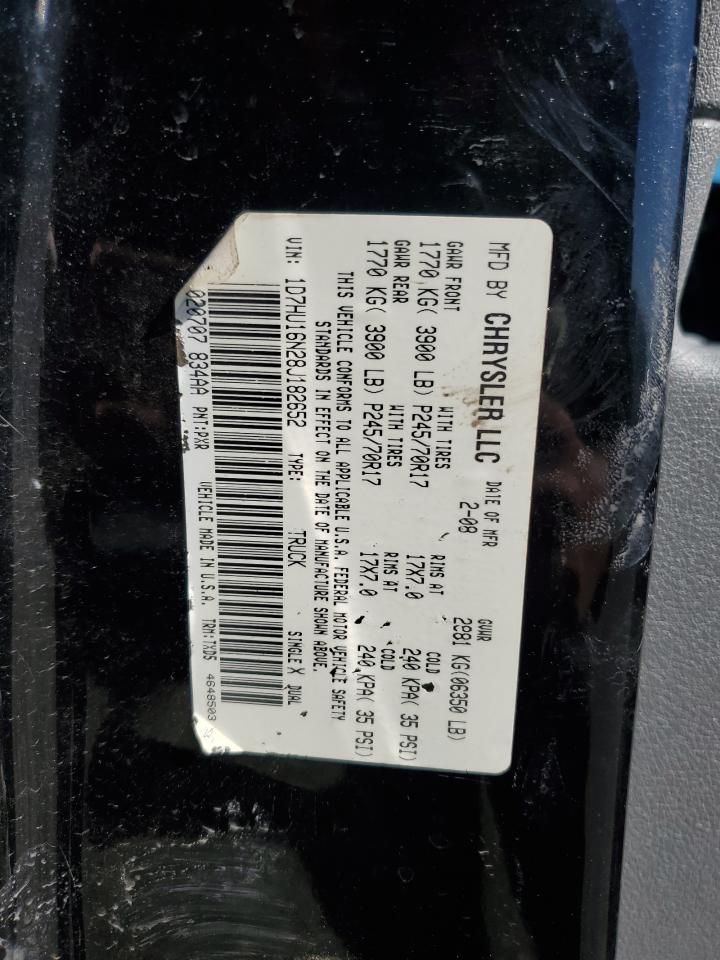 2008 Dodge Ram 1500 St VIN: 1D7HU16N28J182652 Lot: 82509955