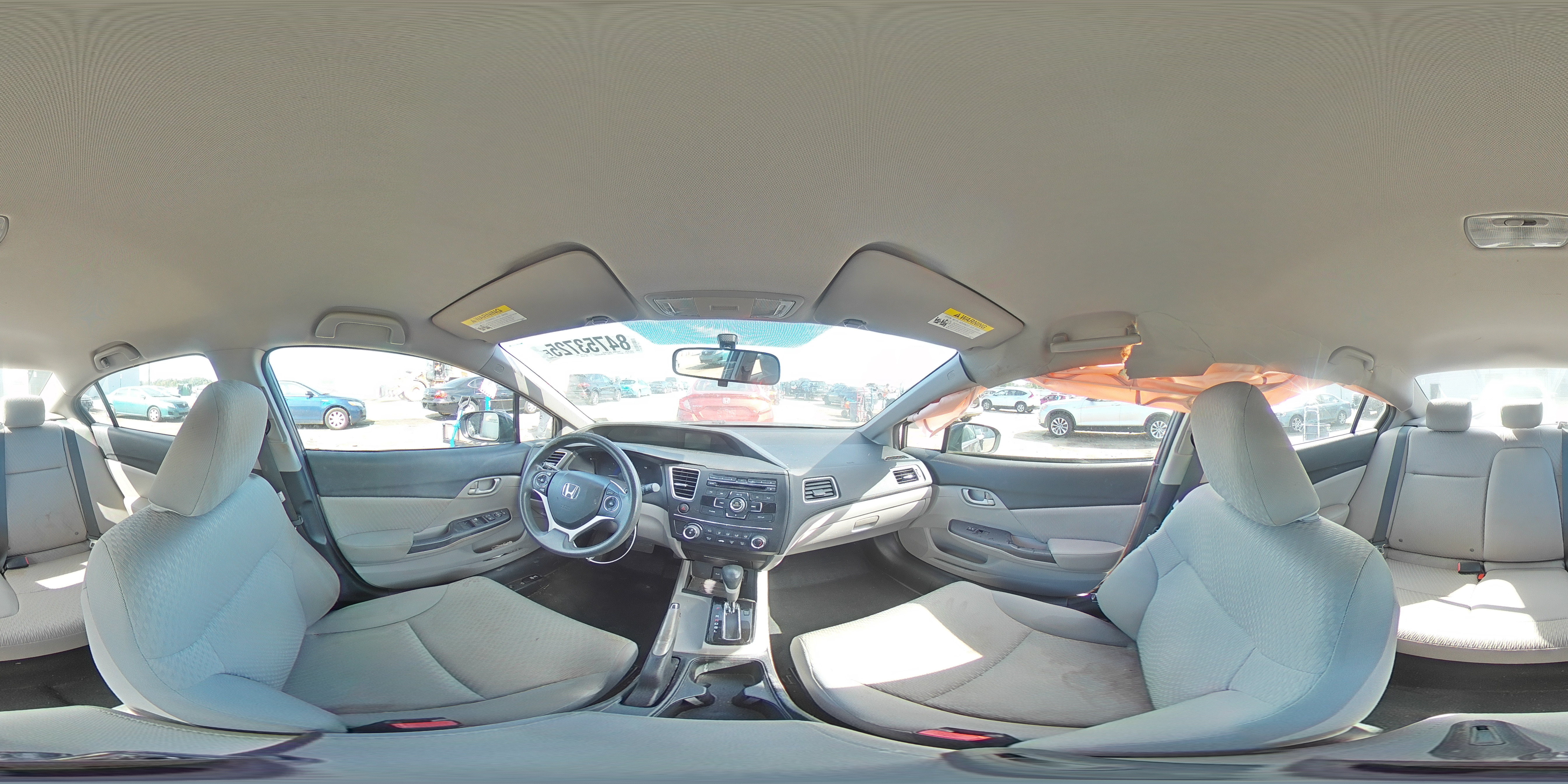 2014 Honda Civic Lx VIN: 19XFB2F53EE033253 Lot: 84753725