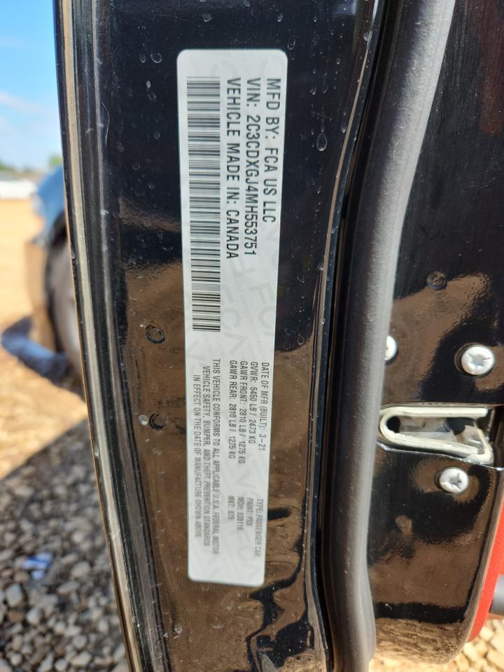 2021 Dodge Charger Scat Pack VIN: 2C3CDXGJ4MH553751 Lot: 85863535