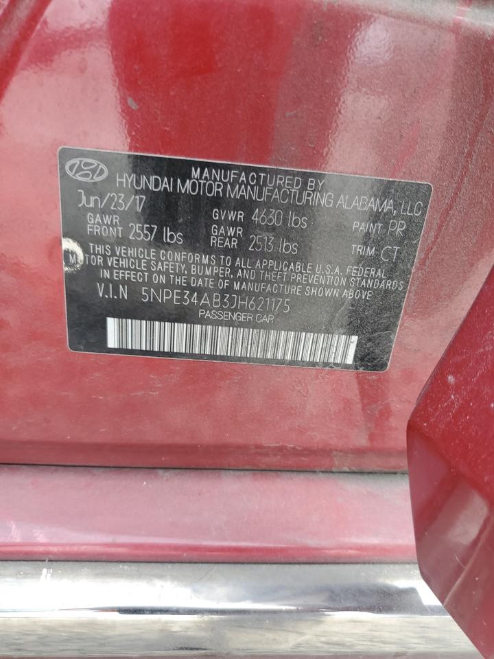 2018 Hyundai Sonata Sport VIN: 5NPE34AB3JH621175 Lot: 85355335