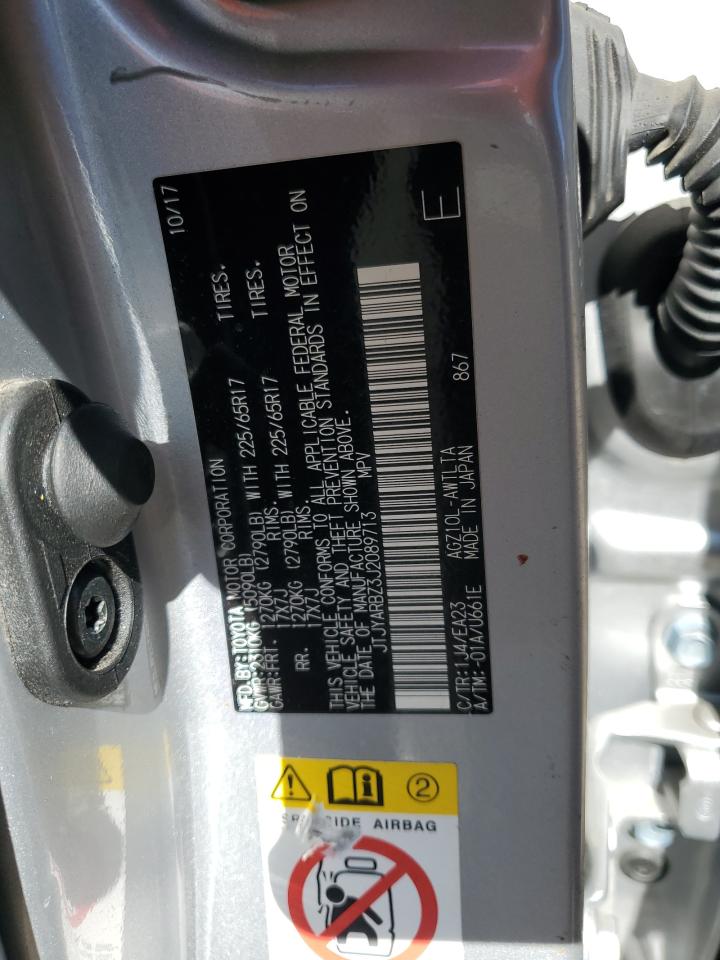 2018 Lexus Nx 300 Base VIN: JTJYARBZ3J2089713 Lot: 89915845