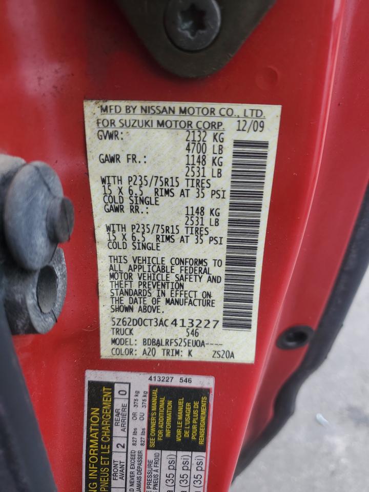 2010 Suzuki Equator Base VIN: 5Z62D0CT3AC413227 Lot: 85888605