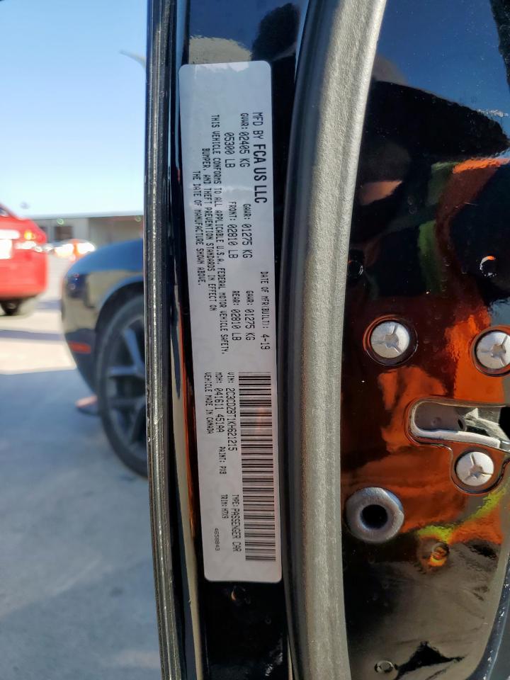 2019 Dodge Challenger R/T VIN: 2C3CDZBT1KH621215 Lot: 85871745