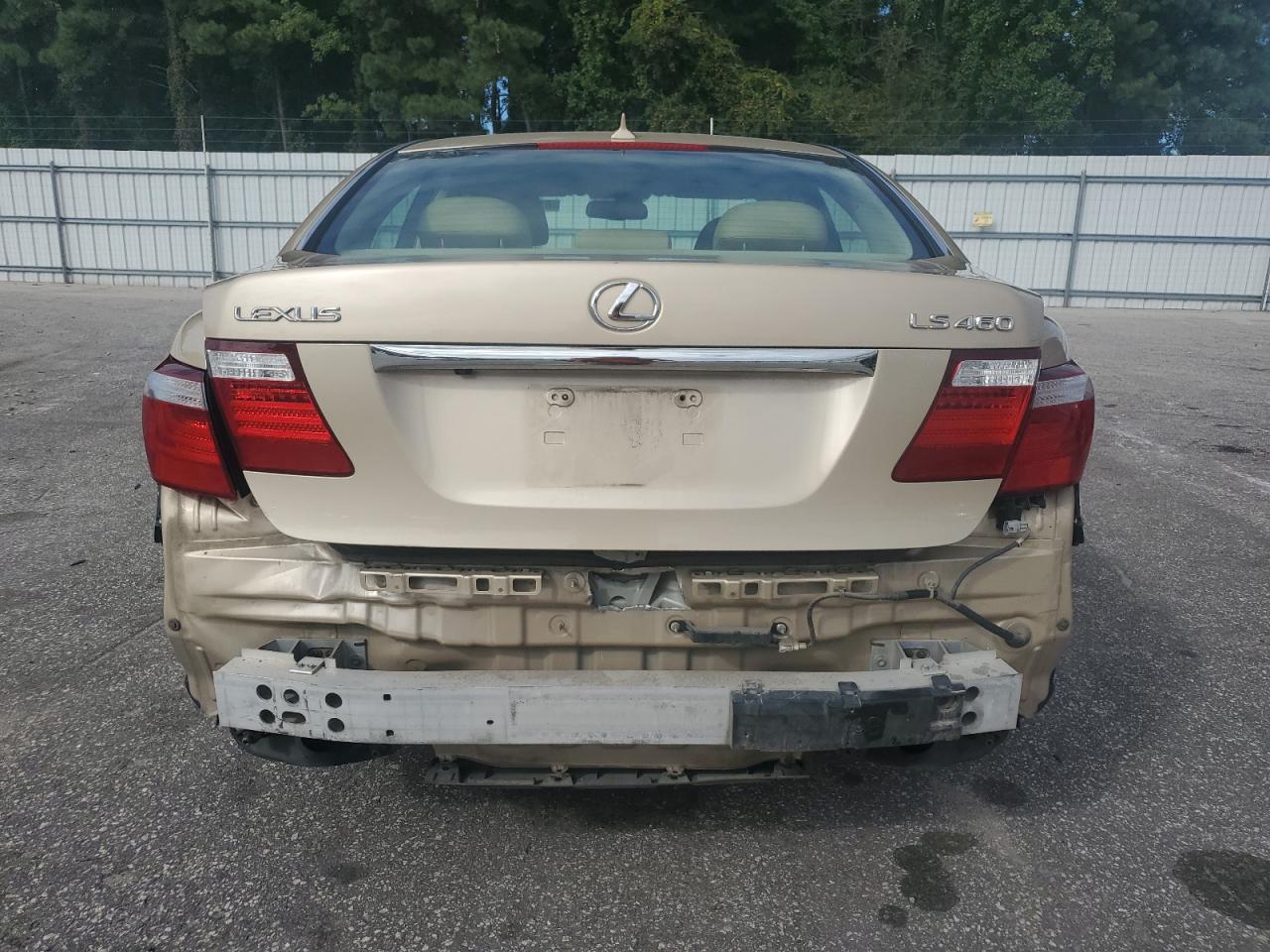 2007 Lexus Ls 460 VIN: JTHBL46FX75010310 Lot: 81882185