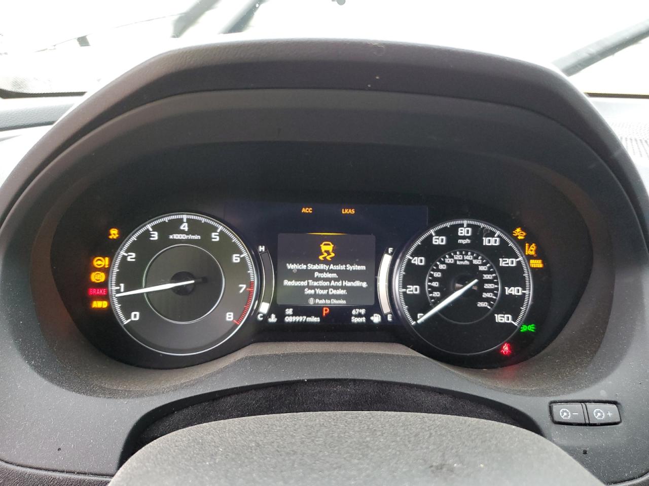 2020 Acura Rdx VIN: 5J8TC2H38LL007975 Lot: 87100845