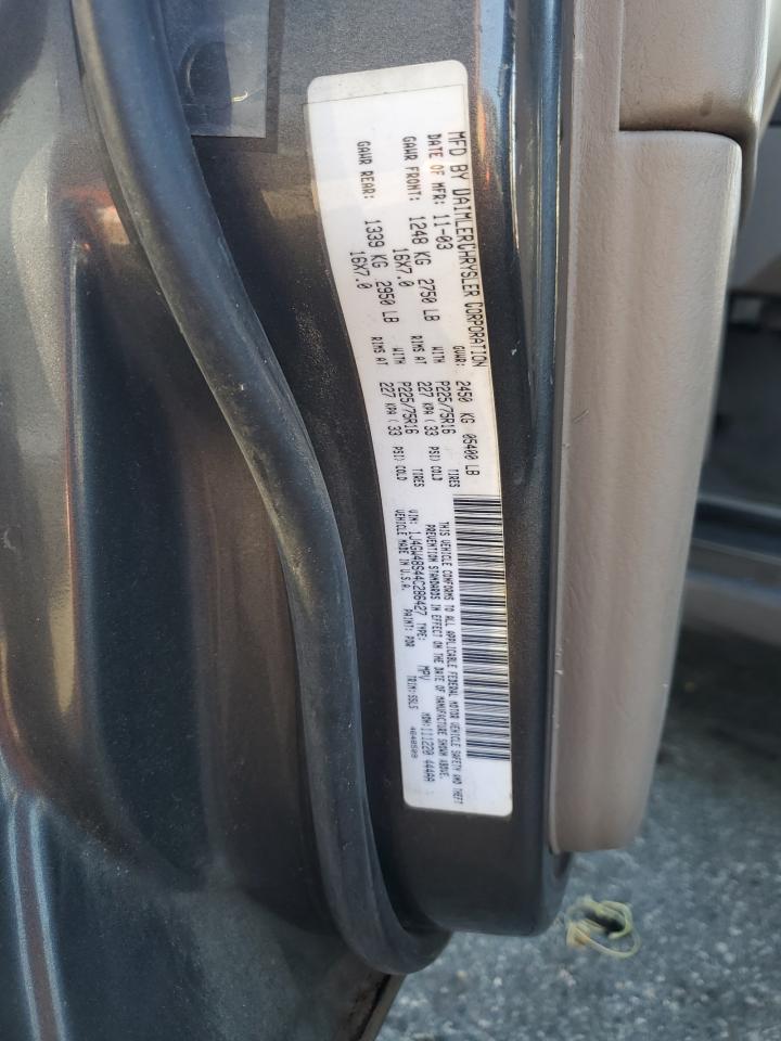 2004 Jeep Grand Cherokee Laredo VIN: 1J4GW48S44C286427 Lot: 86103145