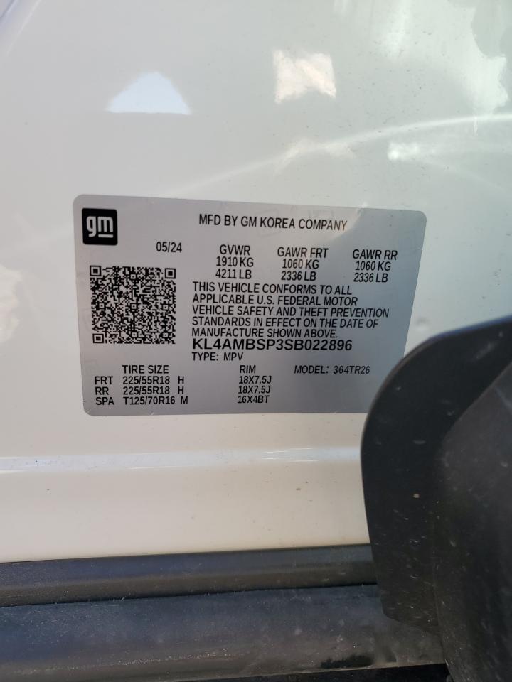 2025 Buick Encore Gx Preferred VIN: KL4AMBSP3SB022896 Lot: 82567265