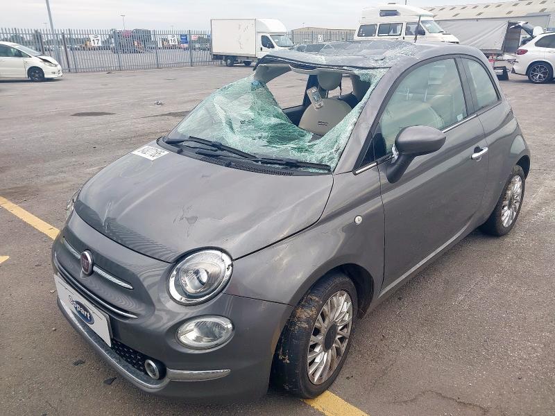 2019 FIAT 500 1.2 LOUNGE 3DR for sale at Copart CHESTER