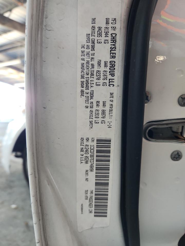 2014 Dodge Dart Sxt VIN: 1C3CDFBB7ED748090 Lot: 82675645