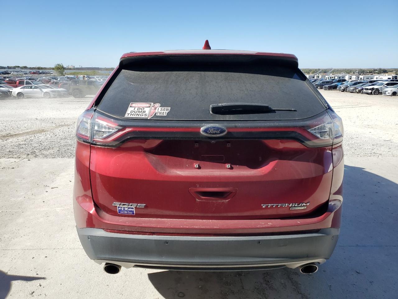 2017 Ford Edge Titanium VIN: 2FMPK3K95HBB57678 Lot: 87005045