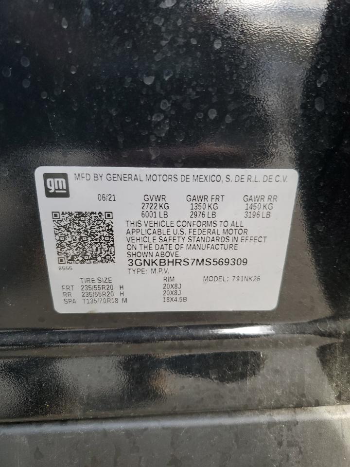 2021 Chevrolet Blazer 2Lt VIN: 3GNKBHRS7MS569309 Lot: 82473875