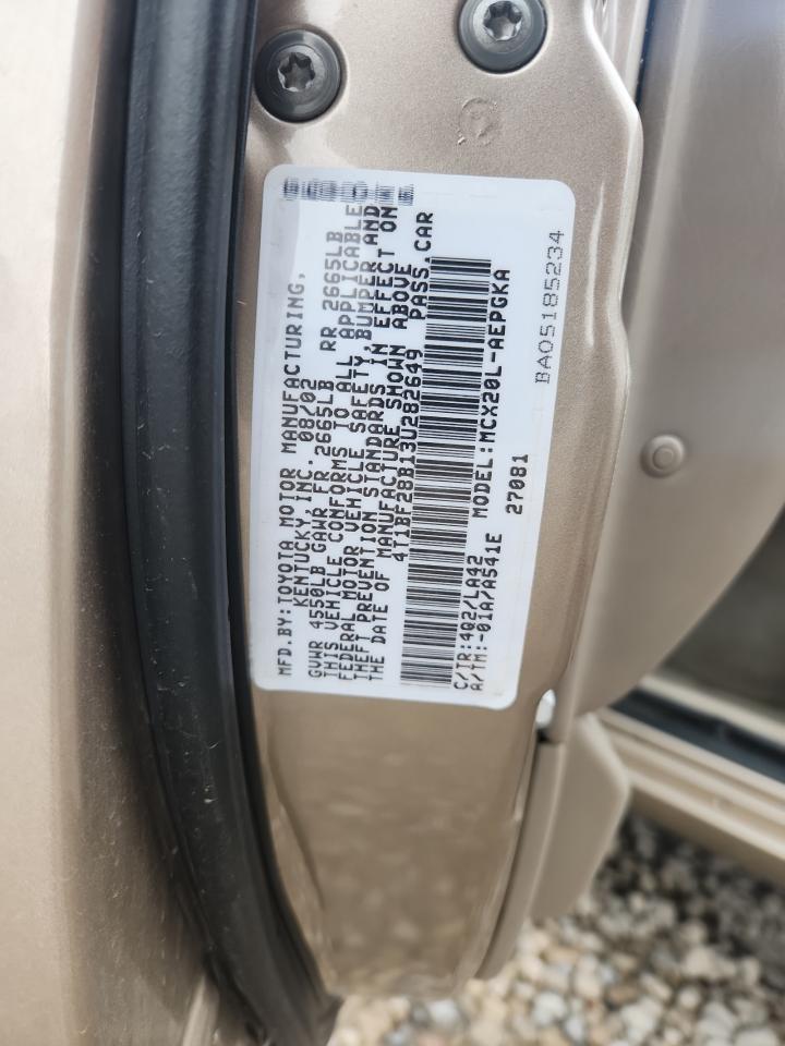 2003 Toyota Avalon Xl VIN: 4T1BF28B13U282649 Lot: 90257135