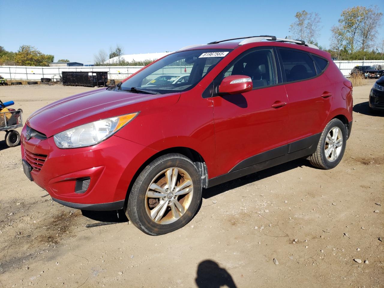 HYUNDAI TUCSON 2012. Lot# 81967565. VIN KM8JU3AC9CU370679. Photo 1