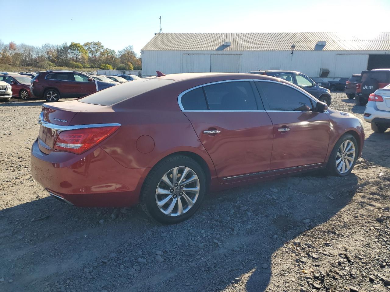 2014 Buick Lacrosse red sedan gas 1G4GB5G31EF121688 photo #4