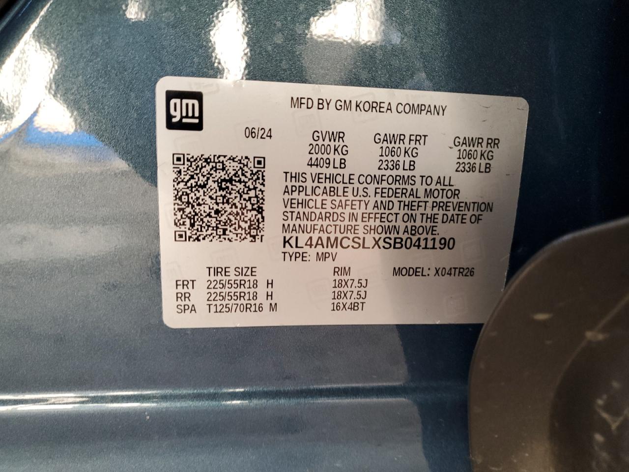 2025 Buick Encore Gx Preferred VIN: KL4AMCSLXSB041190 Lot: 85691075
