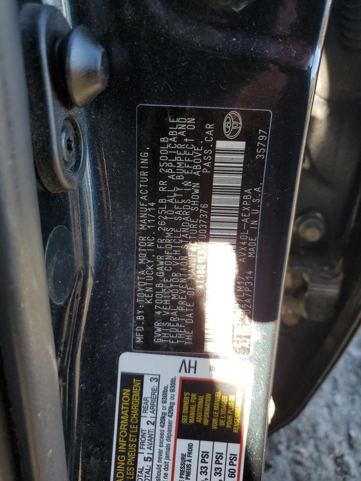 2015 Toyota Avalon Hybrid VIN: 4T1BD1EB5FU037376 Lot: 90326705