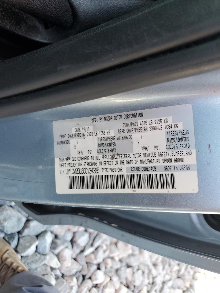 2012 Mazda 5 VIN: JM1CW2BL8C0134385 Lot: 89439955