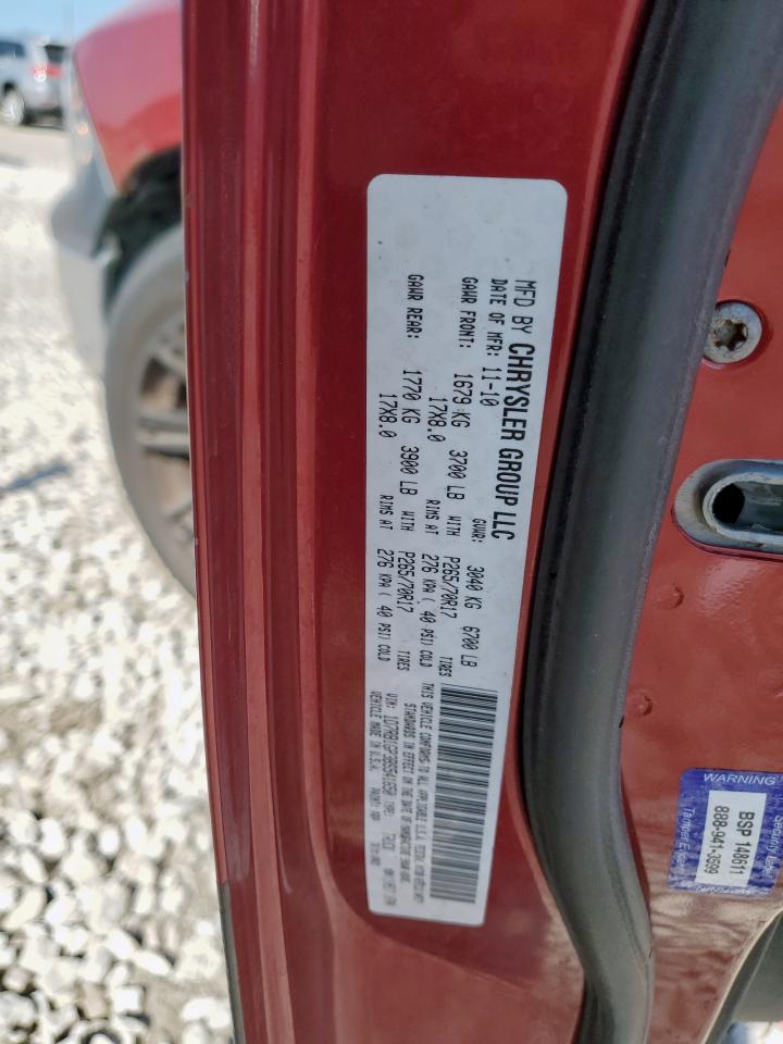 2011 Dodge Ram 1500 VIN: 1D7RB1GP3BS541650 Lot: 82372825