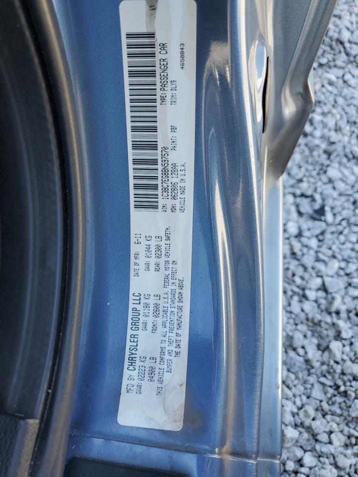 2011 Chrysler 200 Limited VIN: 1C3BC7EG8BN597570 Lot: 84799805