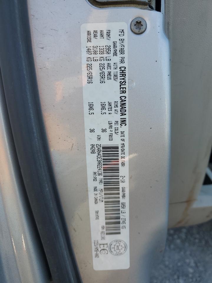 2010 Dodge Grand Caravan Se VIN: 2D4RN4DE3AR224136 Lot: 83859195