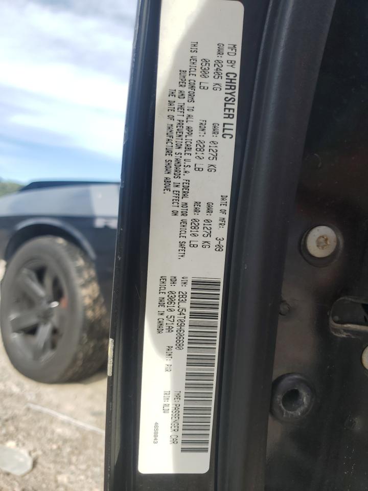 2009 Dodge Challenger R/T VIN: 2B3LJ54T09H606680 Lot: 85529815