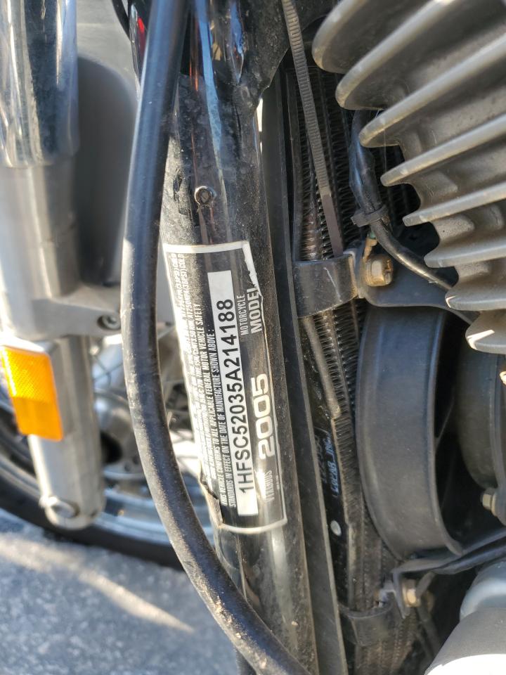 2005 Honda Vt1300 S VIN: 1HFSC52035A214188 Lot: 90900805