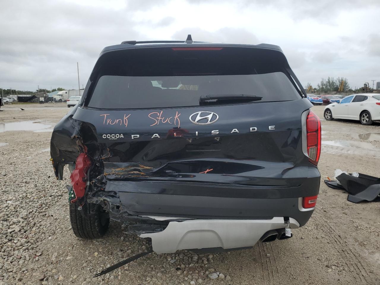 2021 Hyundai Palisade Sel VIN: KM8R44HE3MU227907 Lot: 82400405