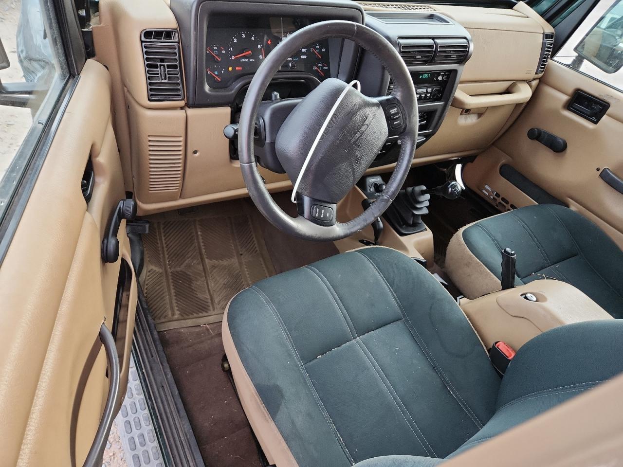 2001 Jeep Wrangler / Tj Sahara VIN: 1J4FA59S11P370224 Lot: 85285925