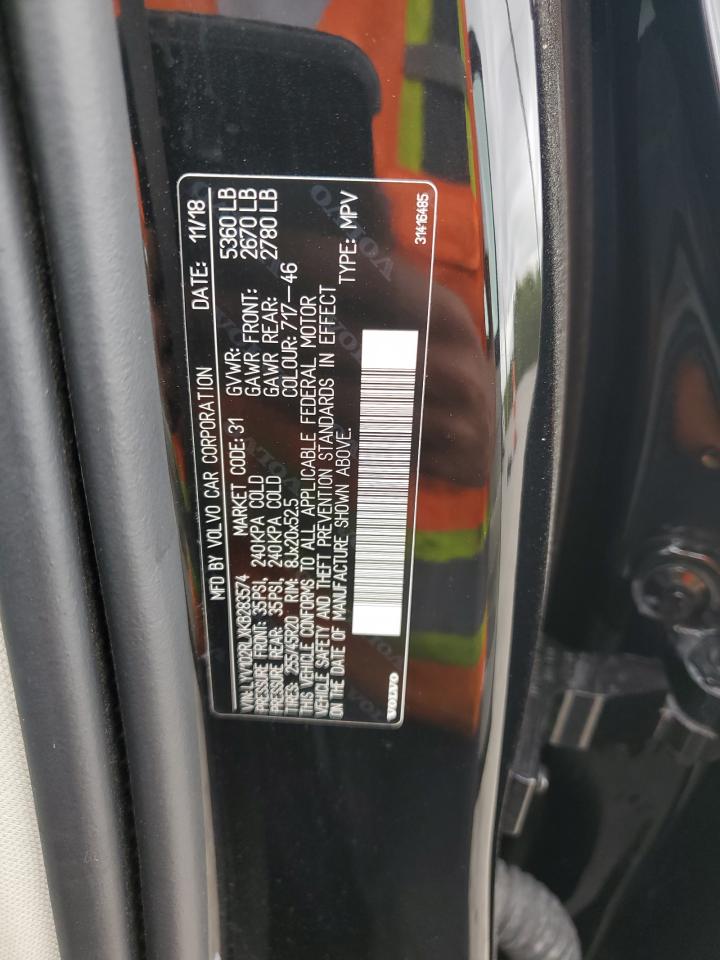 2019 Volvo Xc60 T5 Inscription VIN: LYV102RLXKB283574 Lot: 82237255