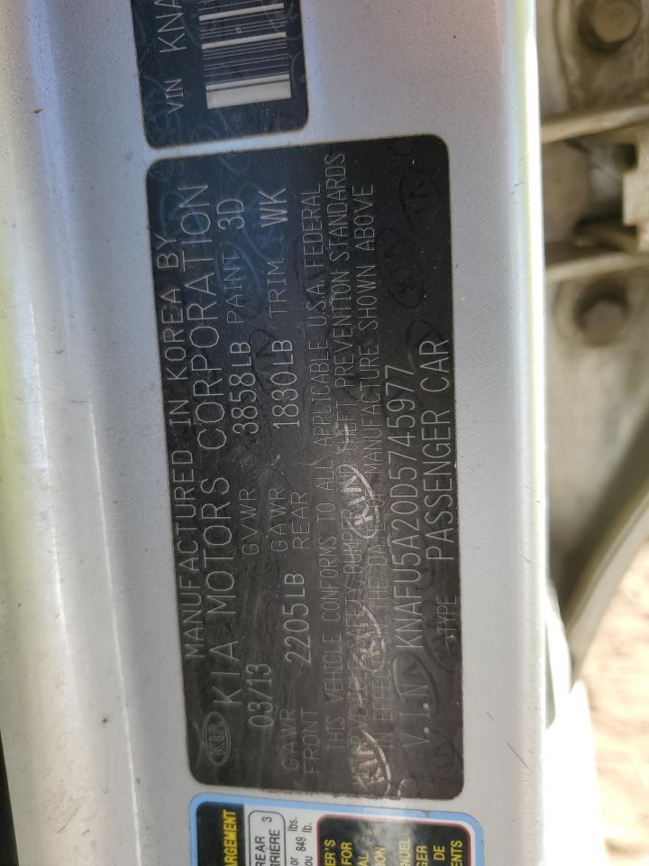 2013 Kia Forte Ex VIN: KNAFU5A20D5745977 Lot: 90360055