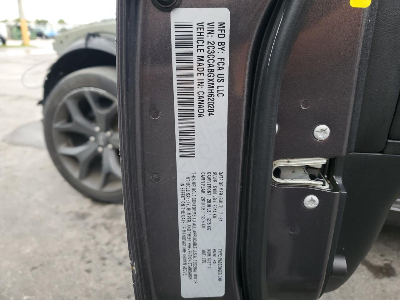 2021 Chrysler 300 S VIN: 2C3CCABGXMH620204 Lot: 82383765