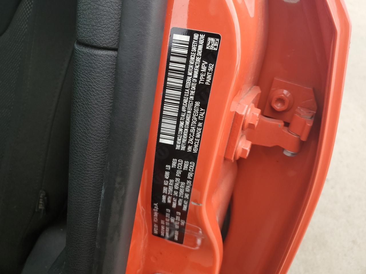 2016 Jeep Renegade Sport VIN: ZACCJBAT9GPE00786 Lot: 85912835