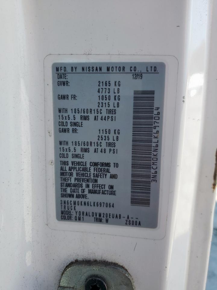2020 Nissan Nv200 2.5S VIN: 3N6CM0KN6LK697064 Lot: 84909005