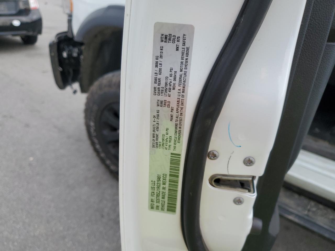 2024 Ram 2500 Tradesman VIN: 3C6TR5CJ1RG319461 Lot: 85495655