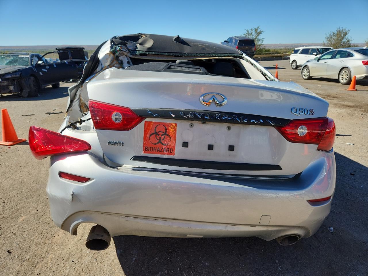 2014 Infiniti Q50 Base VIN: JN1BV7AR8EM706975 Lot: 86710415