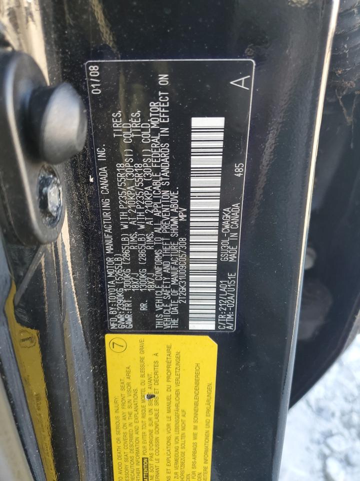 2009 Lexus Rx 350 VIN: 2T2GK31U09C057308 Lot: 82479055