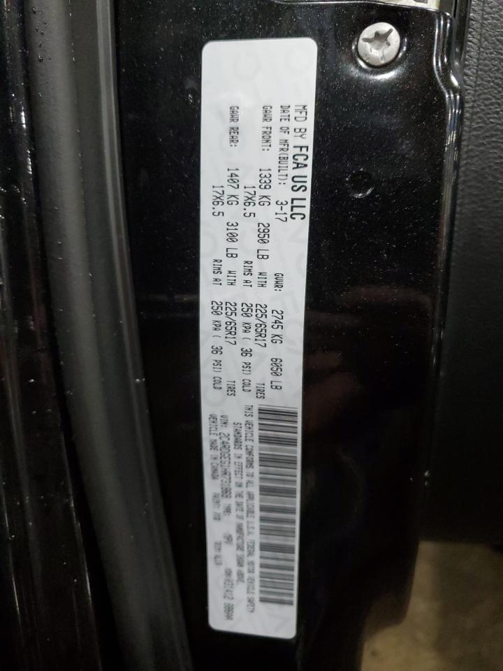 2017 Dodge Grand Caravan Gt VIN: 2C4RDGEG1HR731869 Lot: 86155585