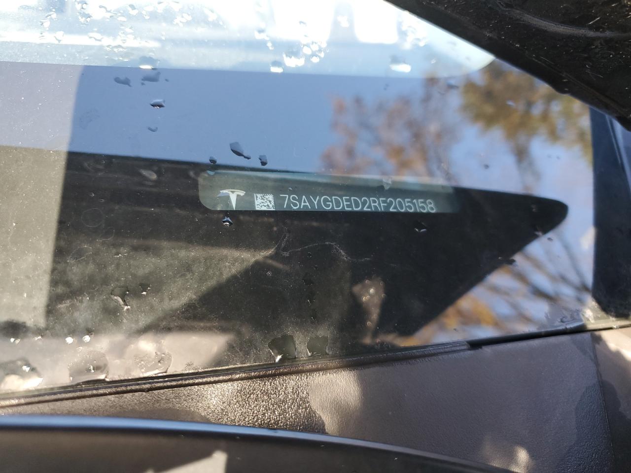 2024 Tesla Model Y VIN: 7SAYGDED2RF205158 Lot: 90543125