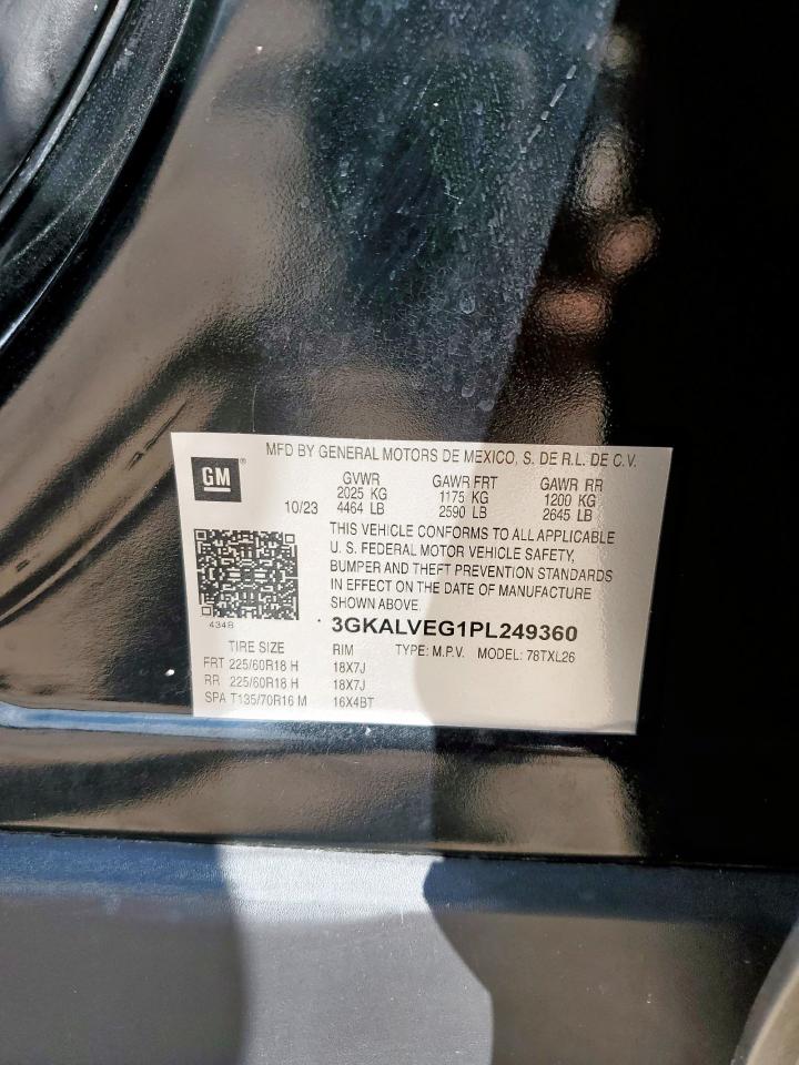2023 GMC Terrain Slt VIN: 3GKALVEG1PL249360 Lot: 90087805