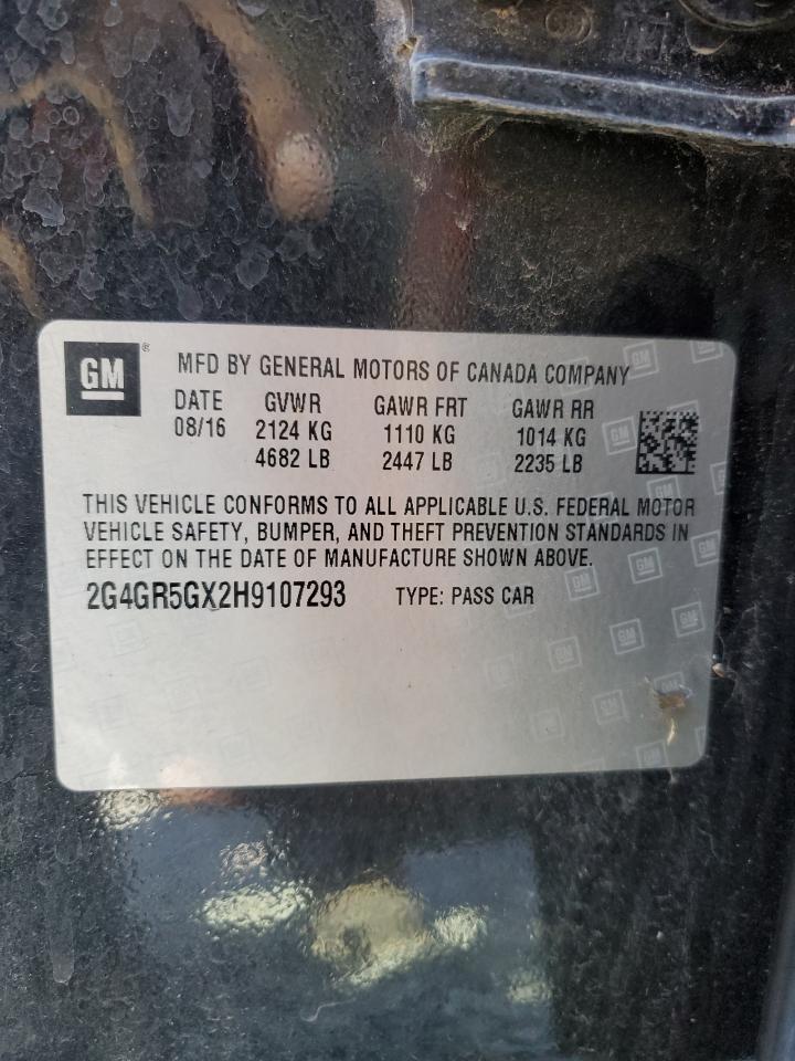 2017 Buick Regal Premium VIN: 2G4GR5GX2H9107293 Lot: 82392065